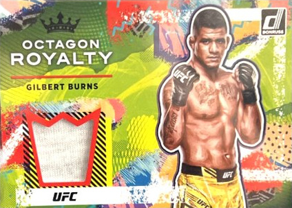 Gilbert Burns 2022 Panini Donruss UFC Octagon Royalty #60 Prime