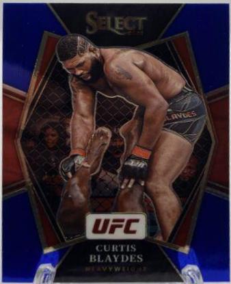 Curtis Blaydes 2022 Panini Select UFC Premier Level #184 Blue Prizm