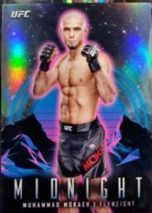 Muhammad Mokaev 2024 Topps Midnight UFC Base #70 Moon Beam