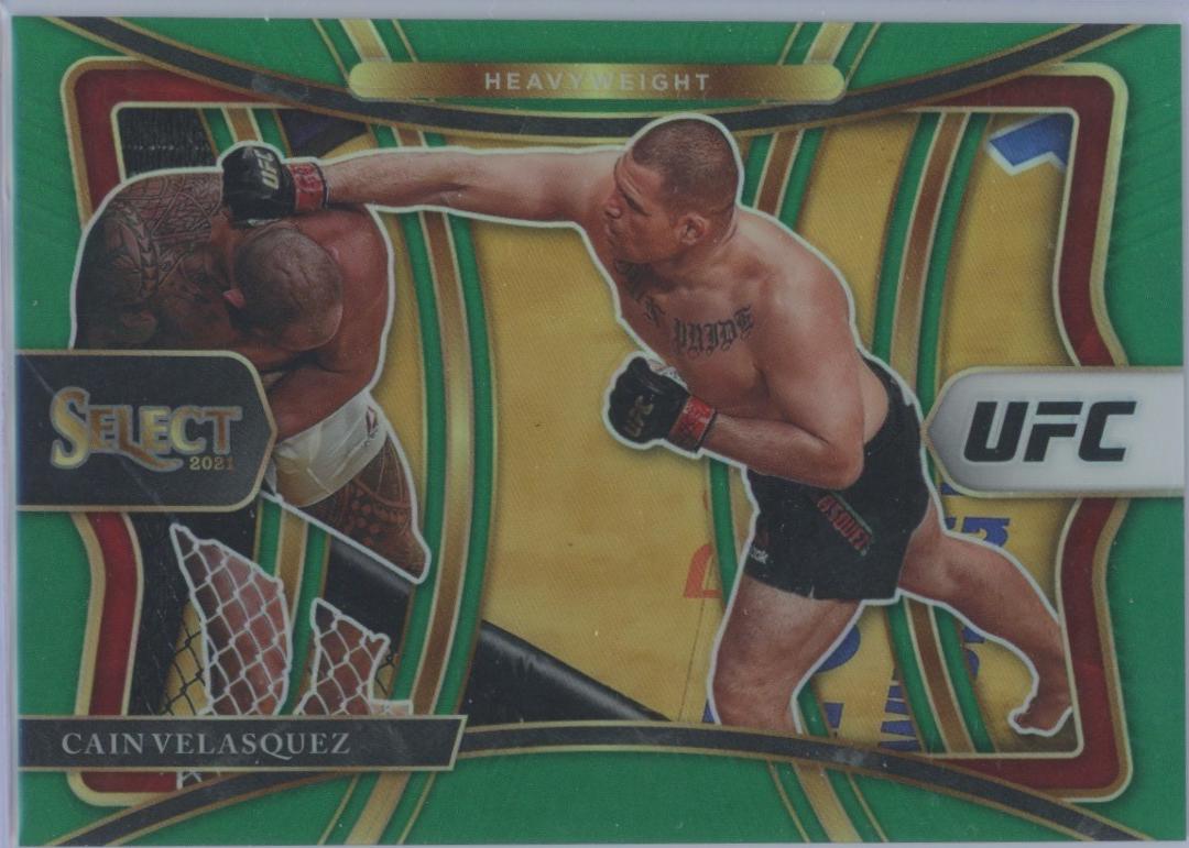 Cain Velasquez 2021 Panini Select UFC Premier Level #177 Green