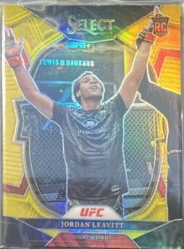 Jordan Leavitt 2023 Panini Select UFC Concourse #7 Gold