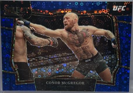 Conor McGregor 2023 Panini Select UFC Octagonside #296 Blue Disco