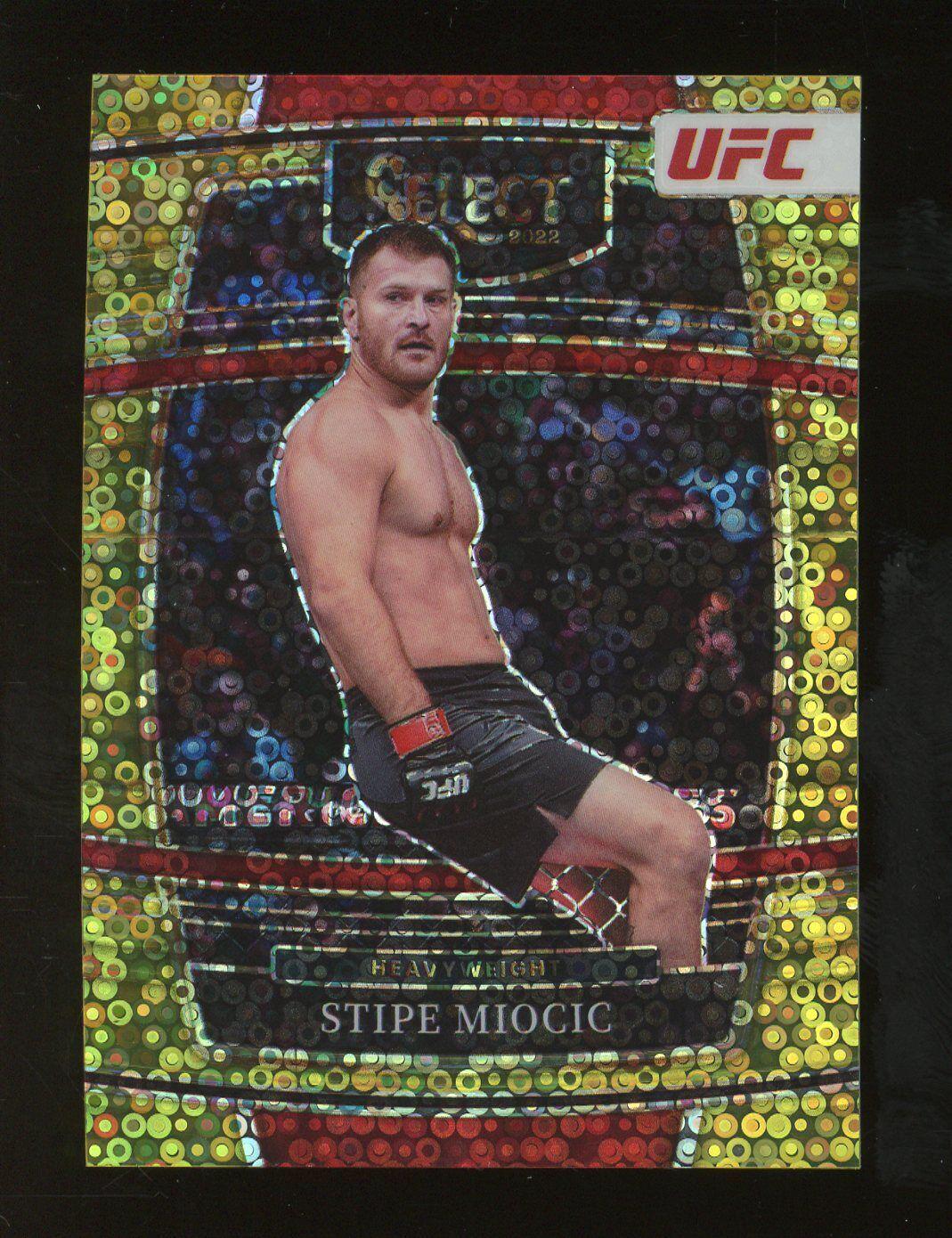 Stipe Miocic 2022 Panini Select UFC Concourse #85 Gold Disco