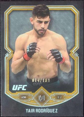 Yair Rodríguez 2017 Topps Museum Collection UFC Base #43 Copper