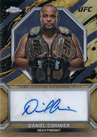 Daniel Cormier 2024 Topps Chrome UFC Marks of Champions #MOC-DCO Superfractor