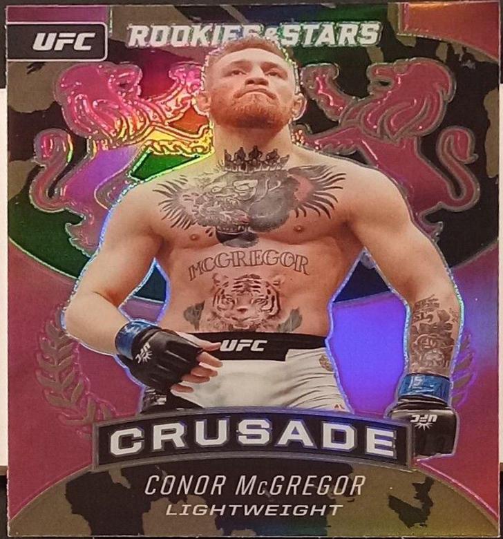 Conor McGregor 2021 Panini Chronicles UFC Base Crusade #238 Pink