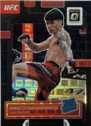 Ignacio Bahamondes 2023 Panini Donruss Optic UFC Base #134 Black Pandora