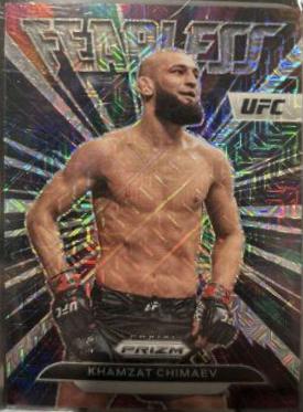 Khamzat Chimaev 2023 Panini Prizm UFC Fearless #5 Mojo