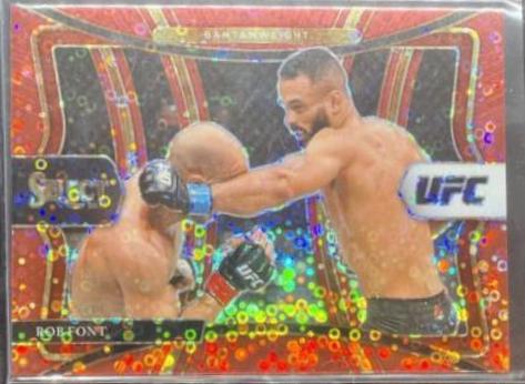 Rob Font 2021 Panini Select UFC Premier Level #190 Red Disco