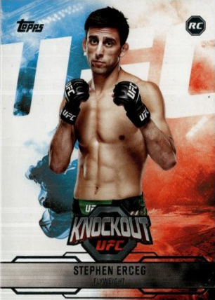 Stephen Erceg 2025 Topps Knockout UFC Base #61 Red