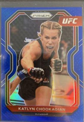 Katlyn Cerminara 2021 Panini Prizm UFC Base #75 Blue