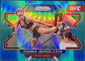 Joanna Jędrzejczyk 2022 Panini Prizm UFC Base #83 Teal