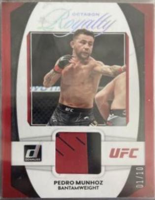 Pedro Munhoz 2023 Panini Donruss UFC Base #97 Gold Laser