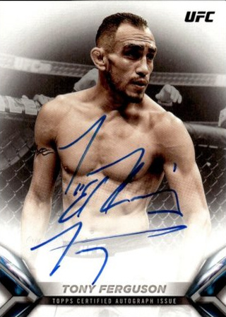 Tony Ferguson 2018 Topps UFC Knockout Knockoutautographs #KA-TF Red