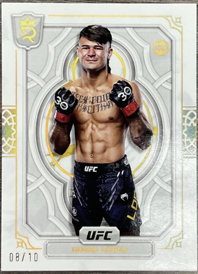 Diego Lopes 2024 Topps Royalty UFC Base #10 Gold
