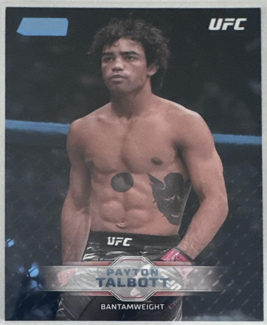 Payton Talbott 2026 Topps Stadium Club UFC Base #22 Light Blue