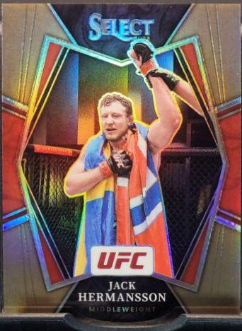 Jack Hermansson 2022 Panini Select UFC Premier Level #124 Bronze