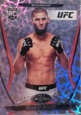 Khamzat Chimaev 2021 Panini Chronicles UFC Base Certified #132 Asia
