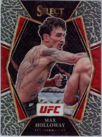 Max Holloway 2022 Panini Select UFC Premier Level #161 Elephant