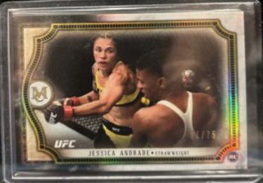 Jessica Andrade 2018 Topps UFC Museum Collection Base #47 Gold