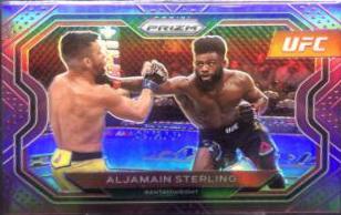 Aljamain Sterling 2021 Panini Prizm UFC Base #152 Purple