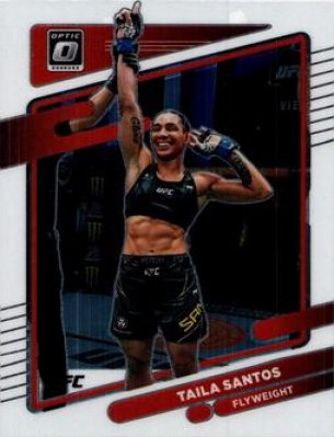 Taila Santos 2022 Panini Donruss Optic UFC Base #81 Green