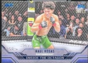 Raul Rosas 2024 Topps Knockout UFC Inside the Octagon #ITO-9 Blue