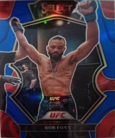 Rob Font 2023 Panini Select UFC Premier Level #189 Blue Disco