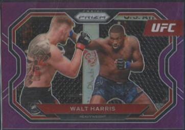 Walt Harris 2021 Panini Prizm UFC Base #159 Purple