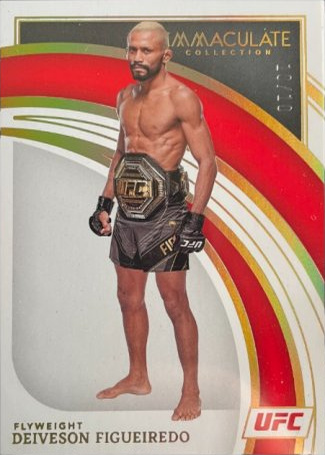 Deiveson Figueiredo 2022 Panini Immaculate UFC Base #4 Platinum