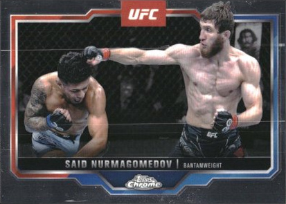 Said Nurmagomedov 2025 Topps Chrome UFC Base #84 Negative Refractor