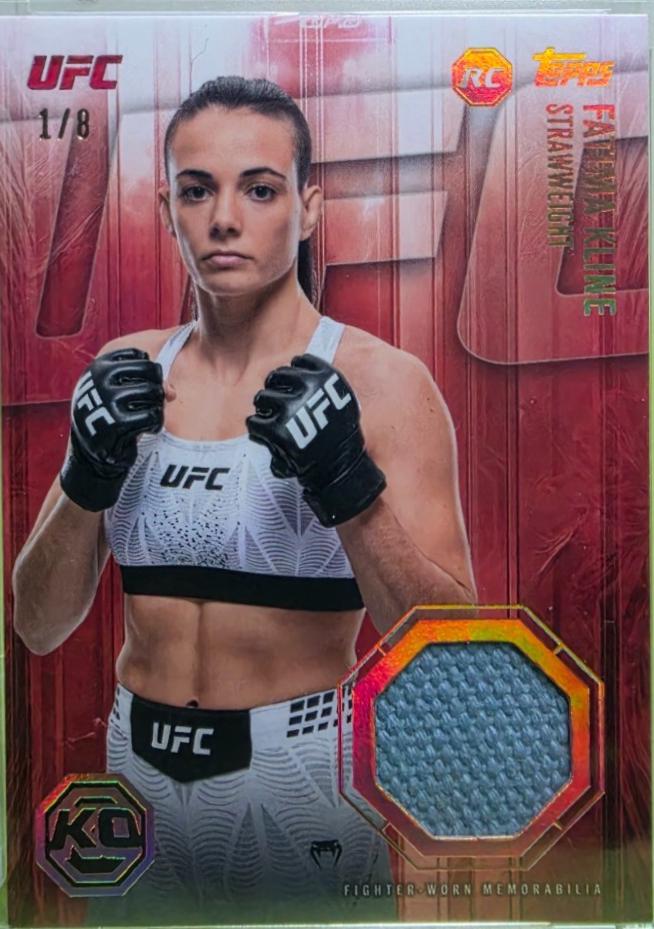 Fatima Kline 2026 Topps Knockout UFC Knockout Relics #KOR-FK Gold