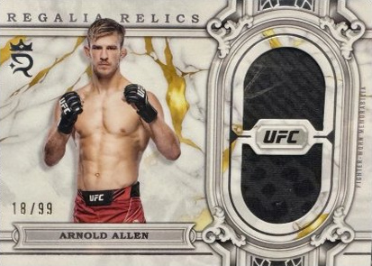 Arnold Allen 2024 Topps Royalty UFC Regalia Relics #RAR-38 Platinum
