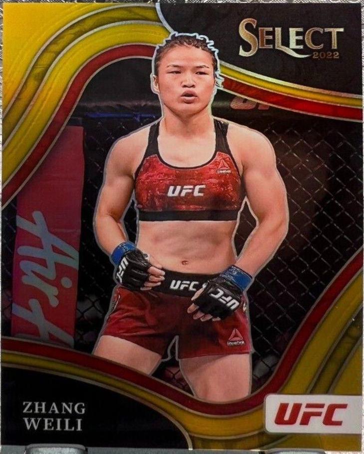 Zhang Weili 2022 Panini Select UFC Mezzanine #306 Gold