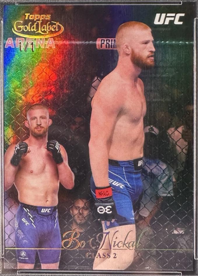 Bo Nickal 2024 Topps Gold Label UFC Base Class II #37 Gold
