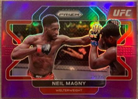 Neil Magny 2022 Panini Prizm UFC Base #48 Purple