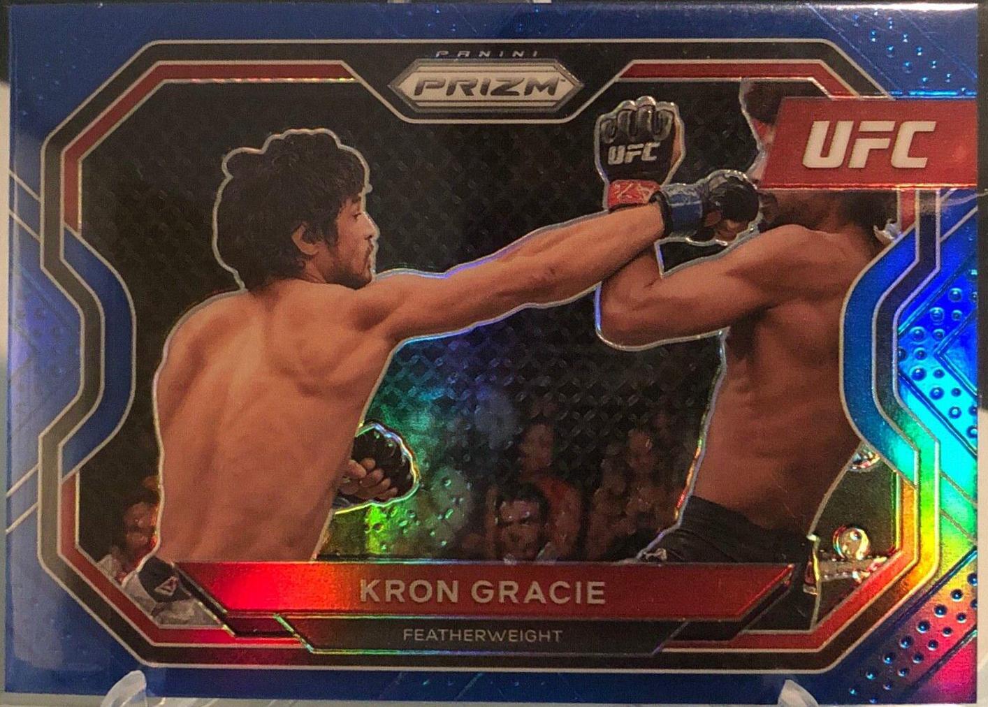 Kron Gracie 2021 Panini Prizm UFC Base #114 Blue