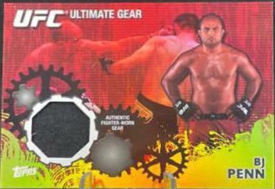 BJ Penn 2010 Topps UFC Ultimate Gear Relics #UG-BP Gold