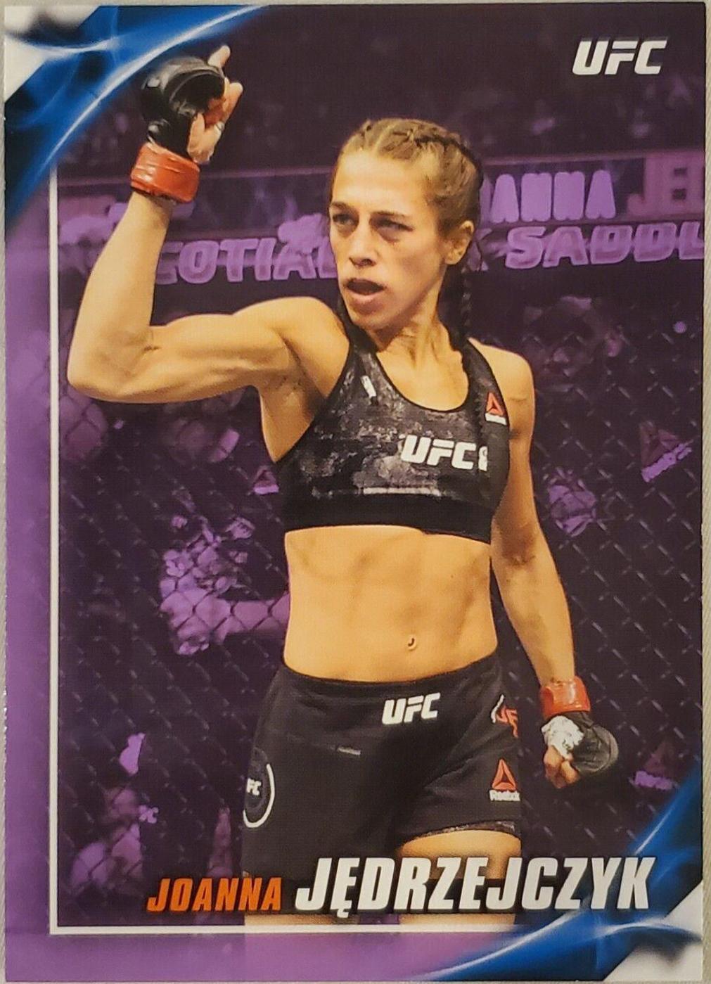 Joanna Jędrzejczyk 2019 Topps UFC Knockout Base #32 Purple
