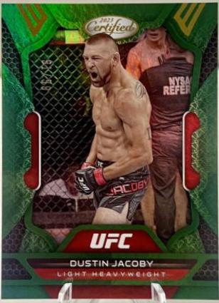 Dustin Jacoby 2023 Panini Chronicles UFC Base Certified #223 Green