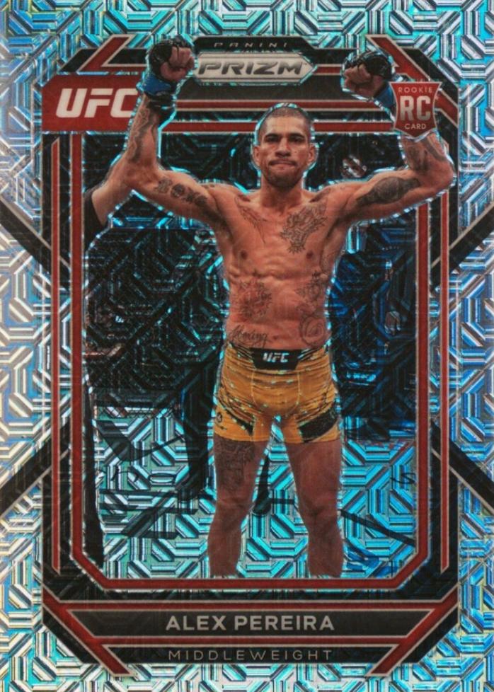 Alex Pereira 2023 Panini Prizm UFC Base #111 Mojo