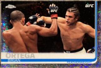 Brian Ortega 2019 Topps Chrome UFC Base #59 Diamond Hot Box