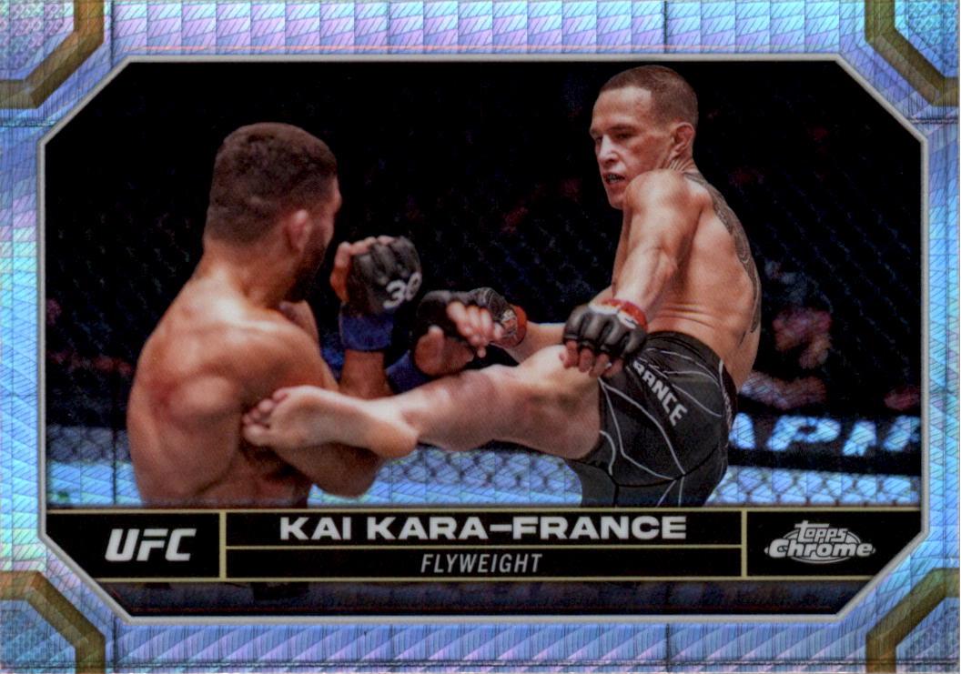 Kai Kara-France 2024 Topps Chrome UFC Base #106 Prism Refractor