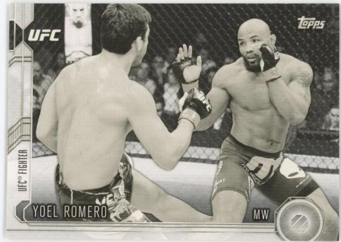 Yoel Romero 2015 Topps UFC Chronicles Base #193 Black and White