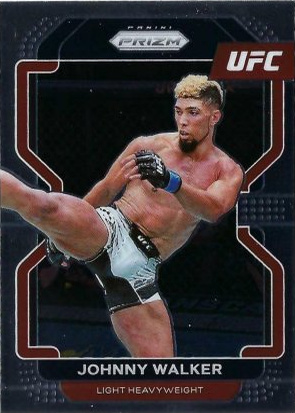 Johnny Walker 2022 Panini Prizm UFC Base #106 Black