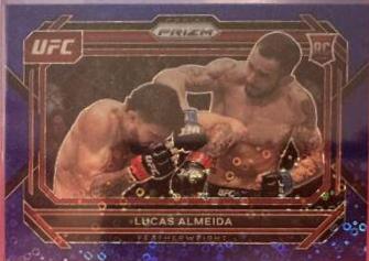 Lucas Almeida 2023 Panini Prizm Under Card UFC Base #75 Blue