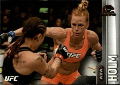 Holly Holm 2015 Topps UFC Champions Base #149 Platinum