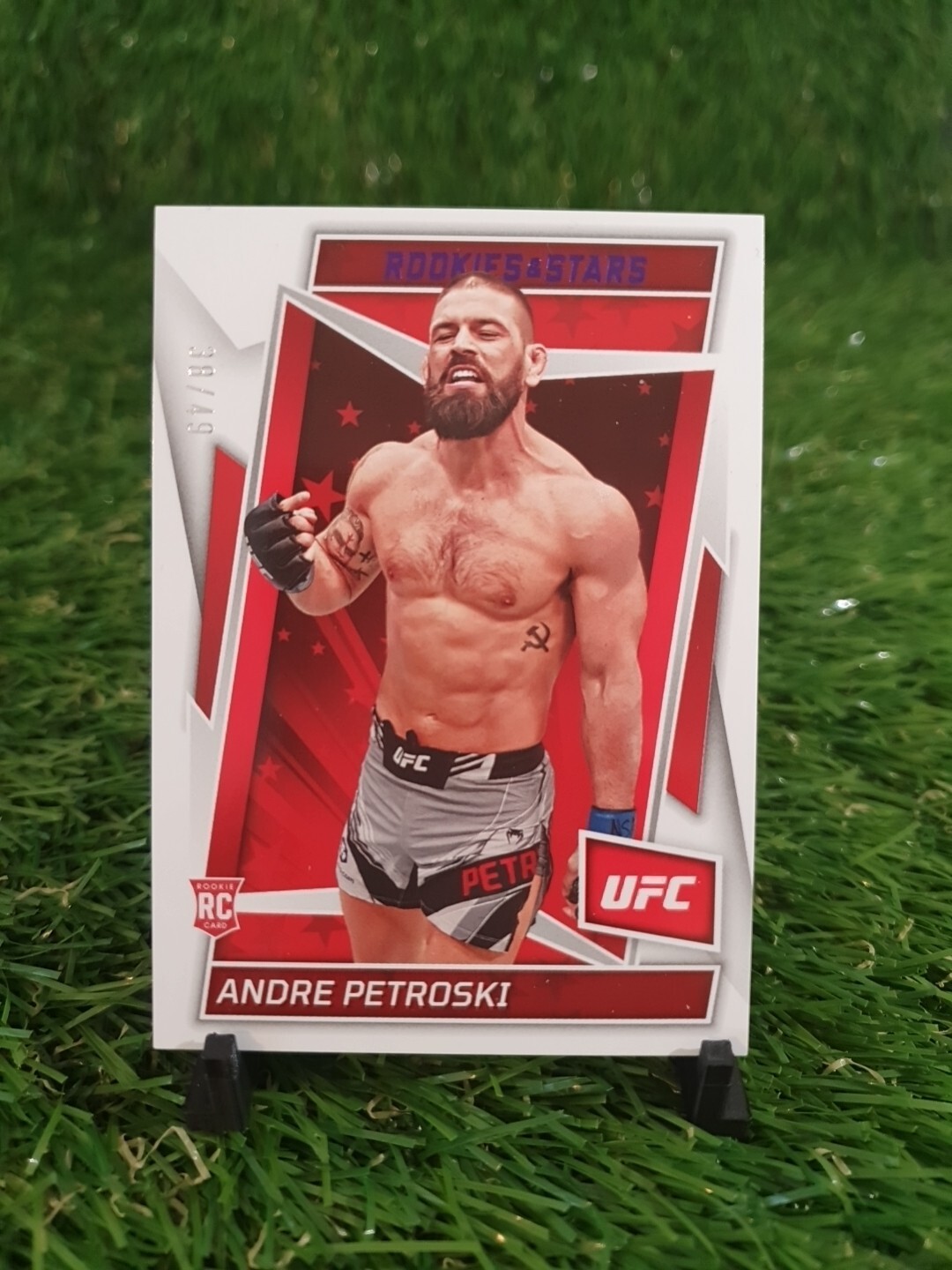 Andre Petroski 2023 Panini Chronicles UFC Base Gala Rookies #496 Purple