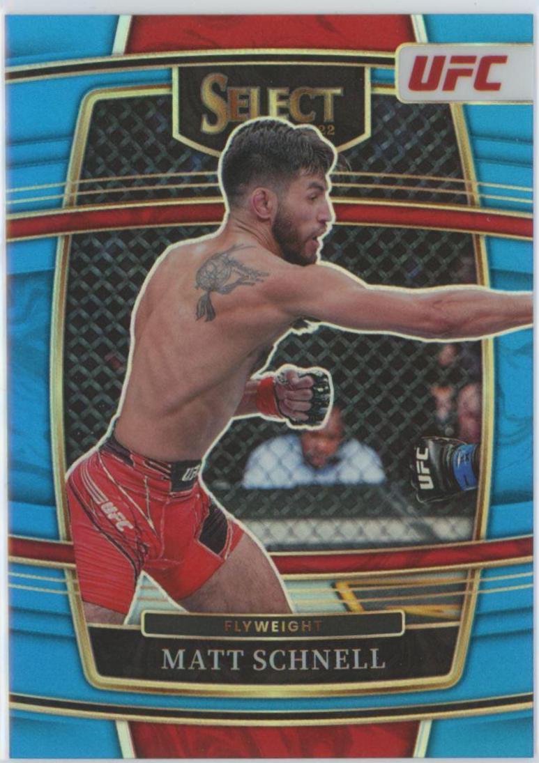 Matt Schnell 2022 Panini Select UFC Concourse #16 Light Blue