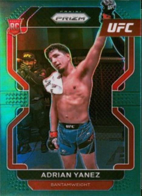 Adrian Yanez 2022 Panini Prizm UFC Base #107 Green